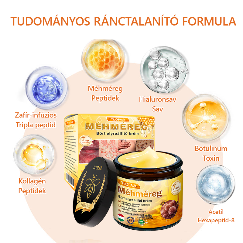 ✨ TLOPA® Méhméreg Bőr Helyreállító Krém 🔥 Amerikai fejlesztés, magyarországi gyártás és szállítás