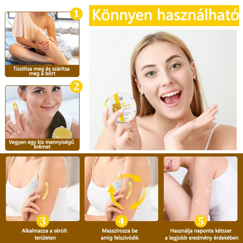 ✅flysmus™ méhméreg kezelő krém🐝: Ekcéma, pikkelysömör, akne, rosacea, gombás fertőzések, szemölcsök kezelése