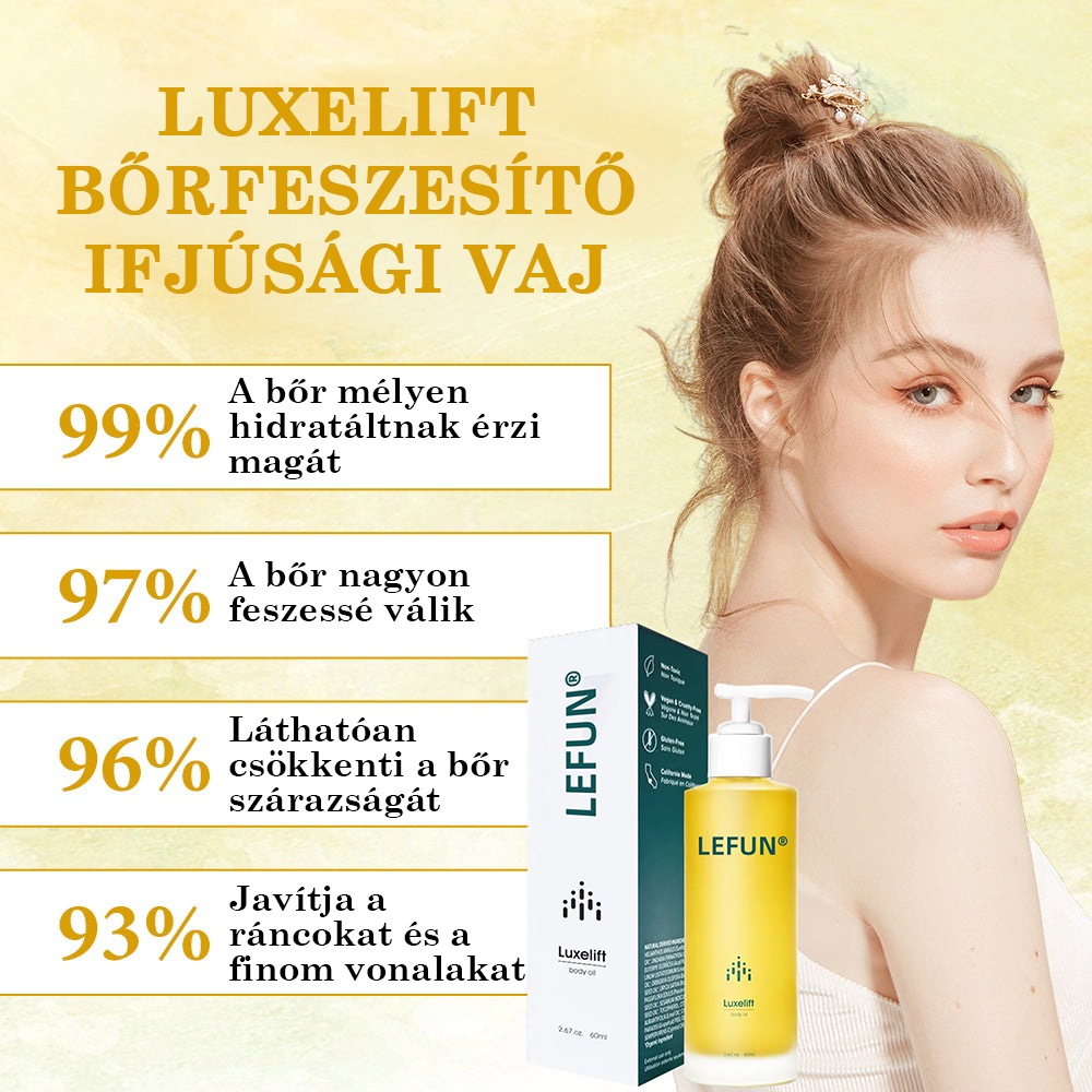 🌟🌟Utolsó napi kedvezmény: 80% KEDVEZMÉNY LEFUN® bőrfeszesítő fiatalító olaj