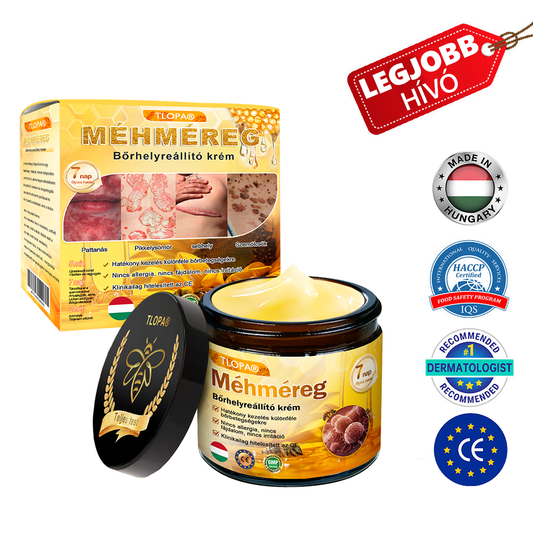 ✨ TLOPA® Méhméreg Bőr Helyreállító Krém 🔥 Amerikai fejlesztés, magyarországi gyártás és szállítás