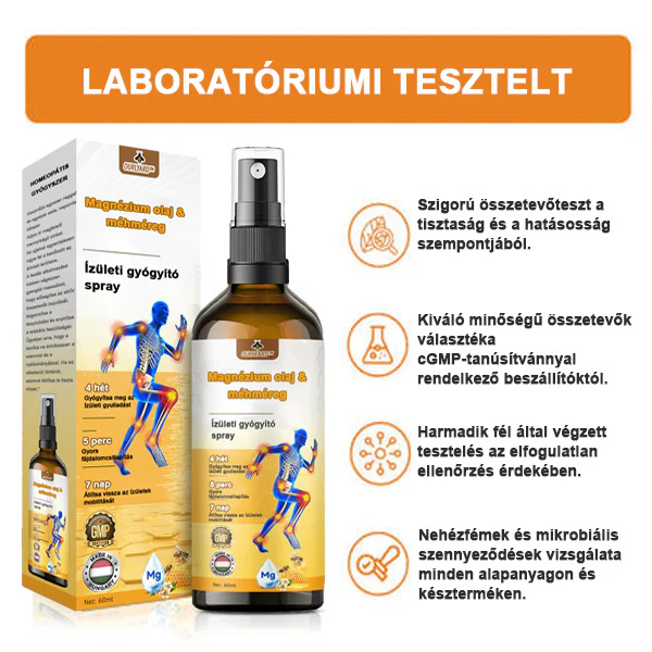 ✅ Hivatalos áruház: Ourlyard™ Magnéziumolaj és Mézes Ízületjavító Spray 👨‍⚕️ Jóváhagyva a Magyar Gyógyszerészeti és Egészségügyi Minőség- és Szervezetfejlesztési Intézet (OGYÉI) által. 🔥🔥🔥